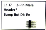 3-pin male header