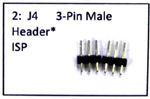 3-pin male header